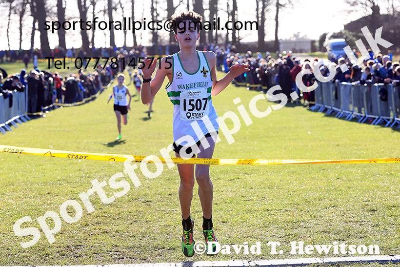 Boys under-13s 2025 Northern Cross Country Champs, Tatton Park, Knutsford, Cheshire. Photo: David T. Hewitson/Sports for All Pics
